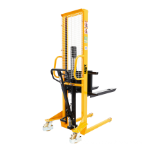 Xilin manual stacker forklift 500kg 0.5 ton 1.6M hand hydraulic forklift manual pallet stacker